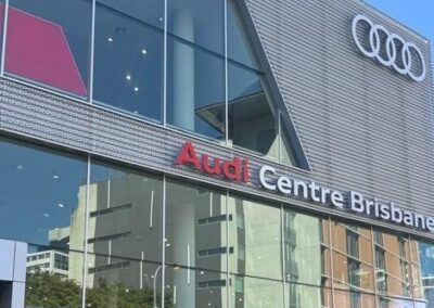 HP6 commercial building works project — Audi, Fortitude Valley Qld