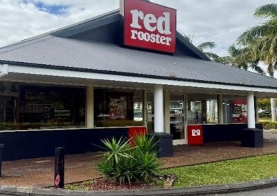 HP6 commercial building works project — Red Rooster, Logan Holme Qld